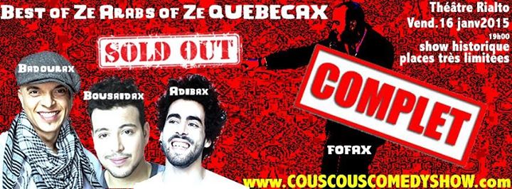 Rachid Badouri au Couscous Comedy Show d'Uncle FOFI