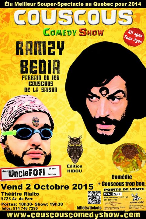 RAMZY Bedia: Parrain du premier Couscous de la Saison