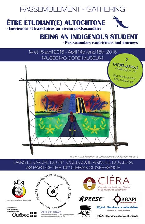 Rassemblement ÊTRE ÉTUDIANT(E) AUTOCHTONE : Expériences et trajectoires au niveau postsecondaire / Gathering BEING AN INDIGENOUS STUDENT :