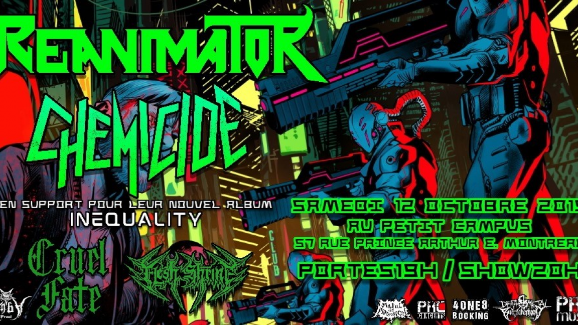 Reanimator /Chemicide /Cruel Fate /Flesh Shrine: Reanimator, Chemicide, Cruel Fate, Flesh Shrine + invité(s)