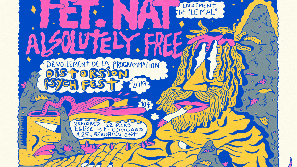 Red Mass + Fet Nat + Absolutely Free + Lancement de Distorsion 2019