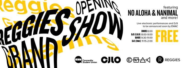 Reggies Grand Opening Show! FT. No Aloha, Nanimal, + more! *FREE*