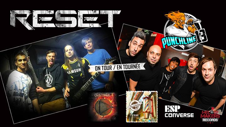 RESET • Punchline 13 • Hate It Too • Hopeful Sixteen // Samedi 8 avril 2017 // L'Anti Bar & Spectacles