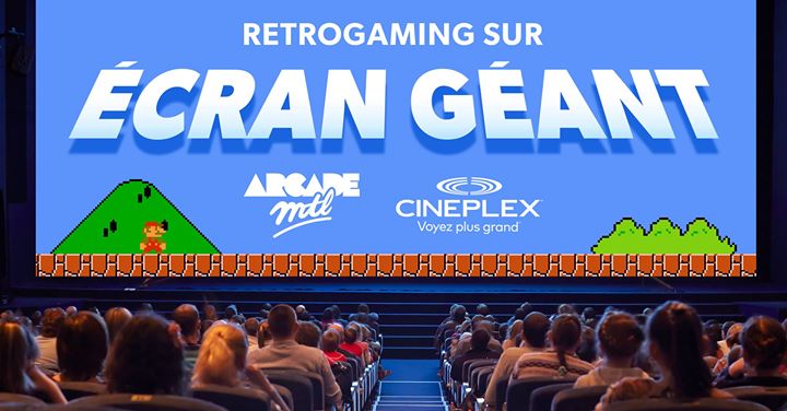 Retrogaming sur Écran Géant