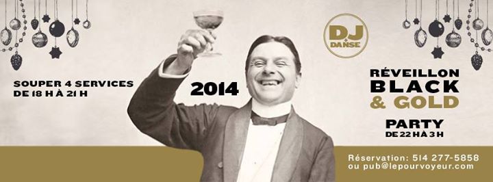 RÉVEILLON BLACK & GOLD