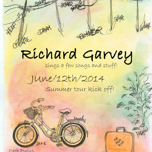 Richard Garvey with Dan Henshall at The Yellow Door (April 17, 2015)