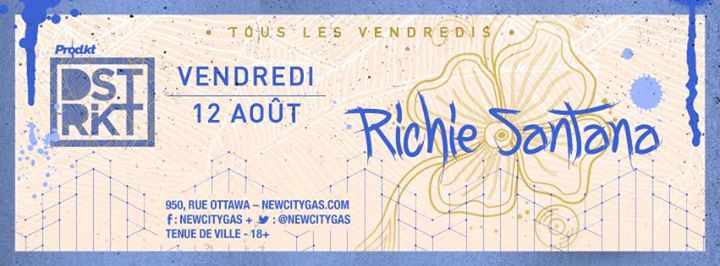 Richie Santana au Dstrkt - 08.12.2016