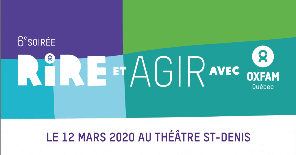 Rire et Agir avec Oxfam-Québec