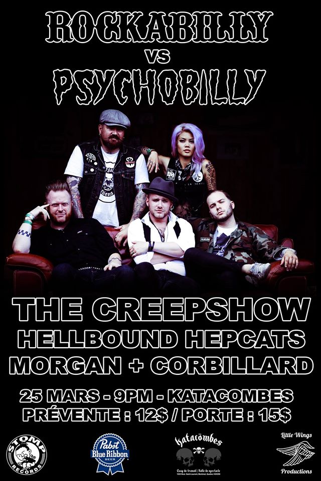 ROCKABILLY vs. PSYCHOBILLY - THE CREEPSHOW vs. HELLBOUND HEPCATS & MORGAN & CORBILLARD