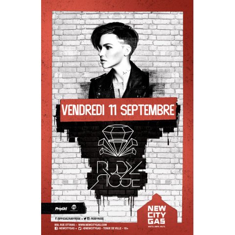 Ruby Rose au New City Gas | Vendredi 11 Septembre