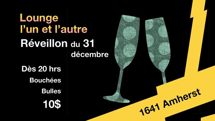 Réveillon du 31 décembre dès 20hr