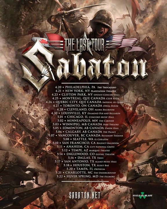 Sabaton at The Orpheum