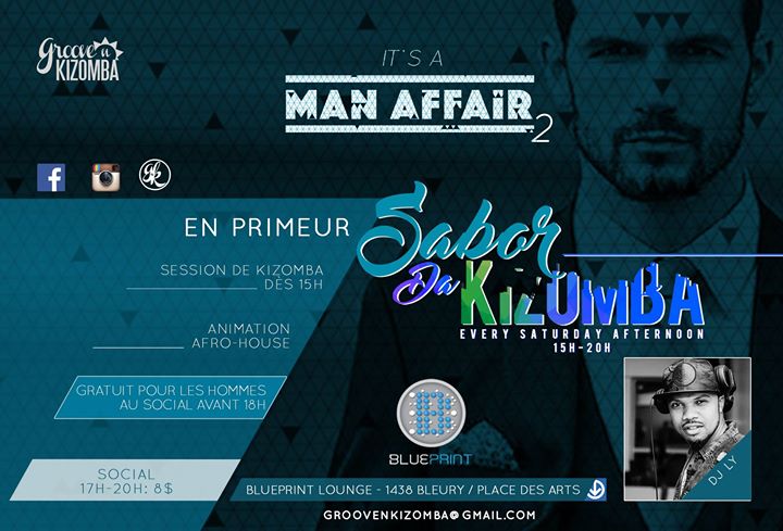 SABOR DA Kizomba - Gratuit POUR LES Hommes AVANT 18H - Dj Ly