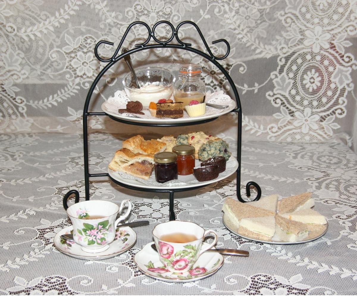 Salon de thé à la Maison Trestler