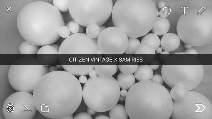 SAM RIES x CITIZEN VINTAGE