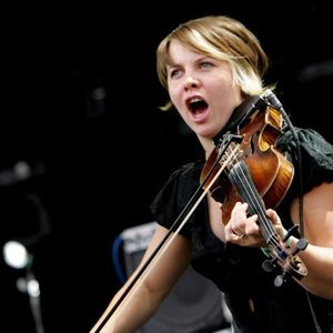 Sarah Neufeld with Colin Stetson and Ryan Sawyer at La Sala Rossa (June 10, 2015)