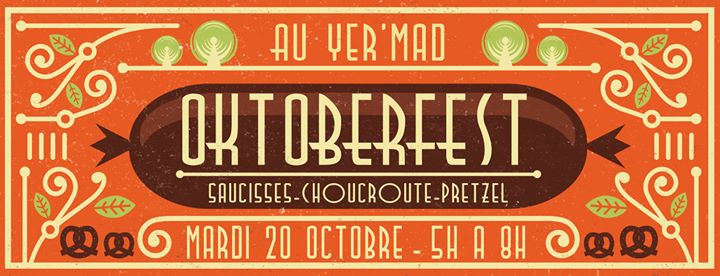 Saucisses et choucroute pour l'Oktoberfest au Yer'Mad !
