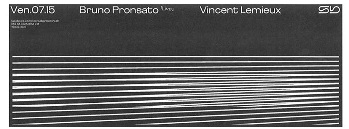 Sb :: Bruno Pronsato (live) - Vincent Lemieux