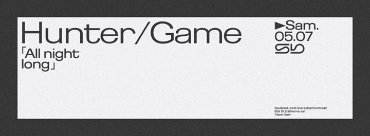 Sb :: Hunter/Game [All Night Long]