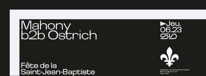 Sb :: Mahony b2b Ostrich