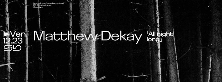 Sb : Matthew Dekay (All Night Long)