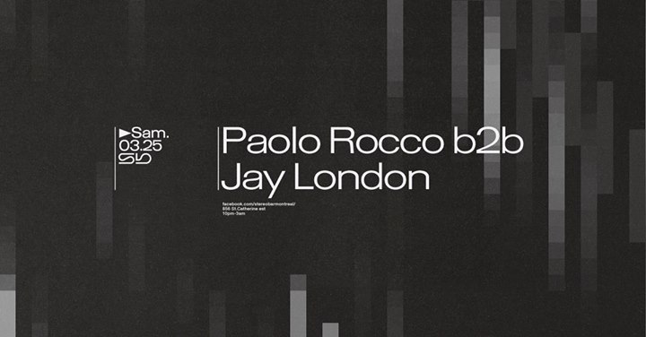 Sb : Paolo Rocco b2b Jay London