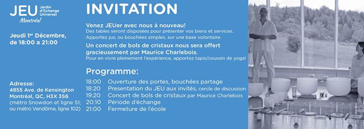 Seconde rencontre du JEU et concert magique!