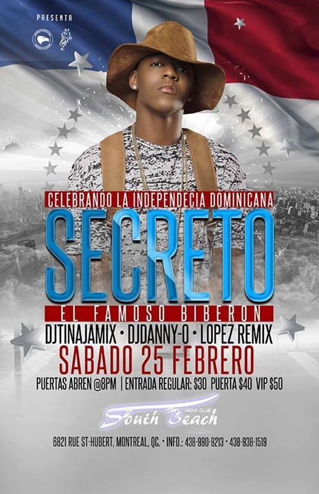 Secreto El Famoso Biberon en Montreal -25 de Febrero