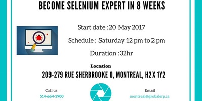Selenium Training - Montreal 