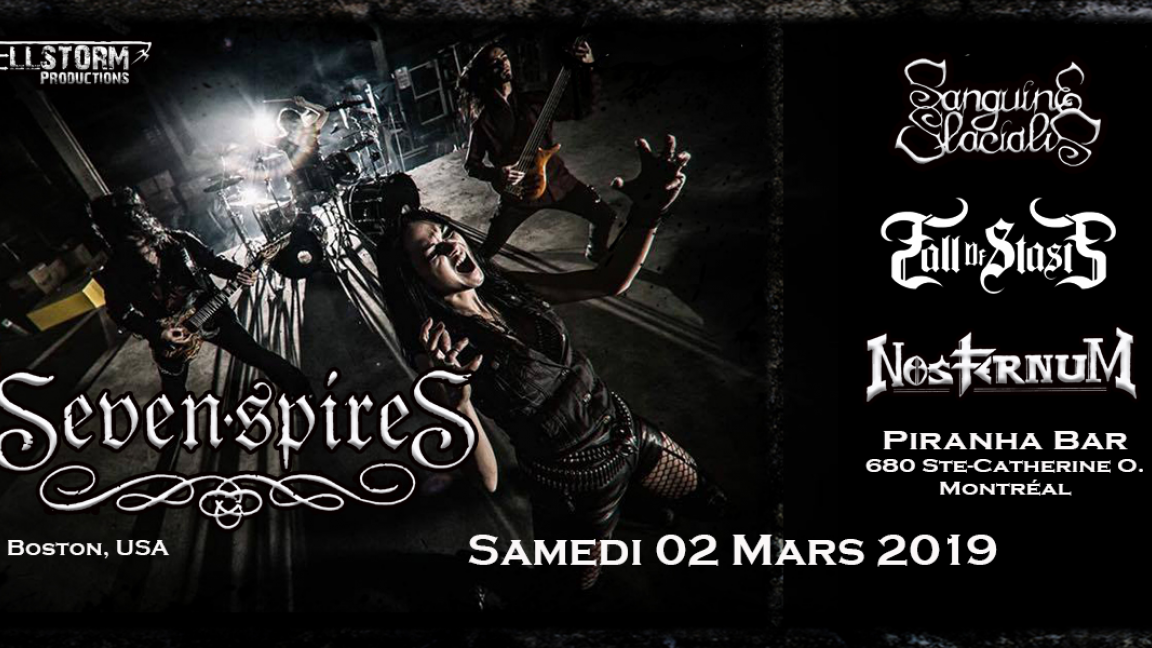 Seven Spires (Boston, USA), Sanguine Glacialis, Fall Of Stasis, Nosfernum: Seven Spires (Boston, USA), Sanguine Glacialis, Fall Of Stasis, Nosfernum