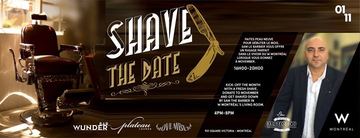 Shave the Date - Movember Barber Shop