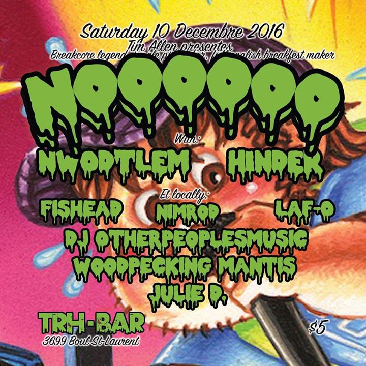 Shitmat/No Shitmat/breakcore show - Montreal December 10th