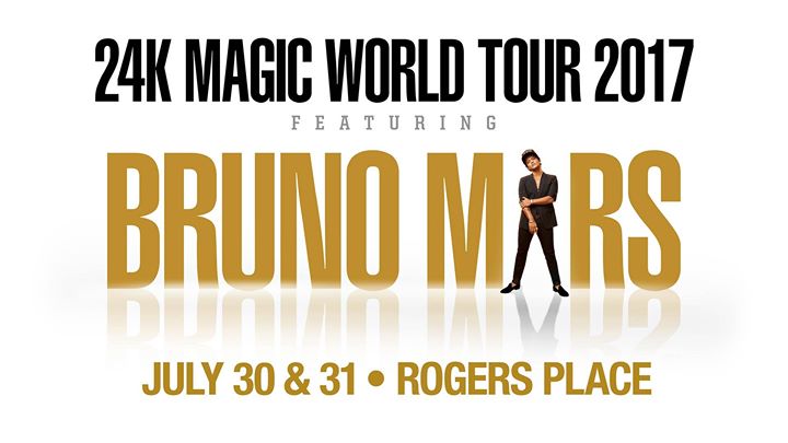 Show Added! Bruno Mars: 24K Magic World Tour