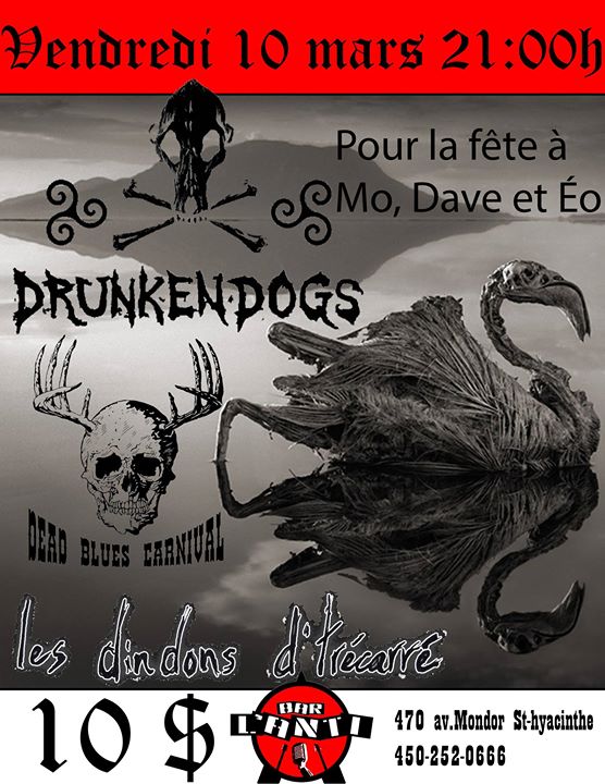 Show pour la fête a Mo,Dave et Éo à l'anti