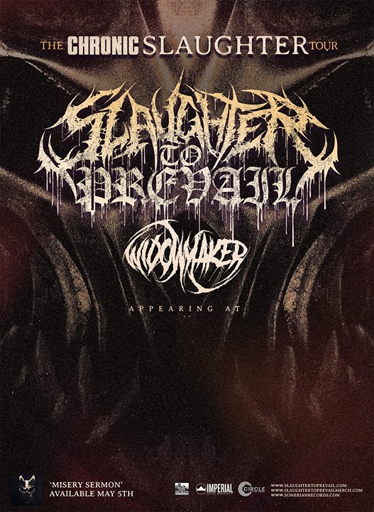 Slaughter To Prevail plus invites-4 juin,2017 // Les Katacombes