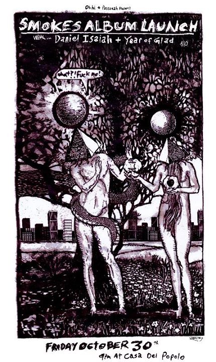 SMOKES {HALLOWEEN ALBUM LAUNCH} + DANIEL ISAIAH + YEAR OF GLAD