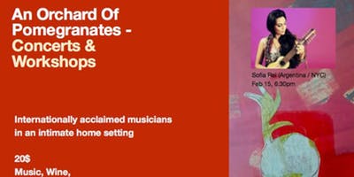 Sofia Rei with Juancho Herrera House Concert in Montreal