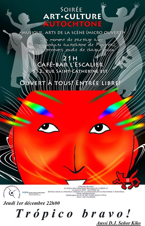 Soirée ART • Culture autochtone, 1er déc / Native ART • Culture