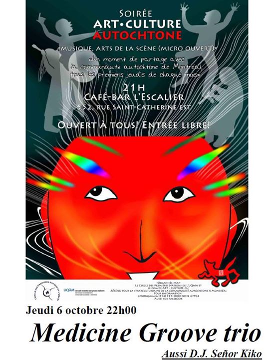 Soirée ART • Culture autochtone, 6 octobre -Native art evening