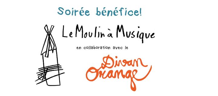 Soirée bénéfice au Divan Orange