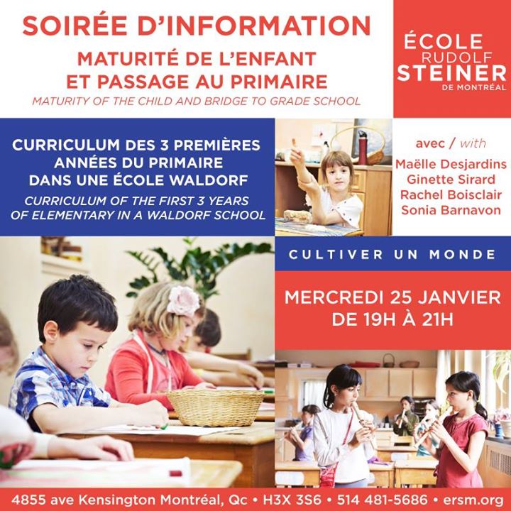 Soirée d'information- Passage 1re,2e,3e année