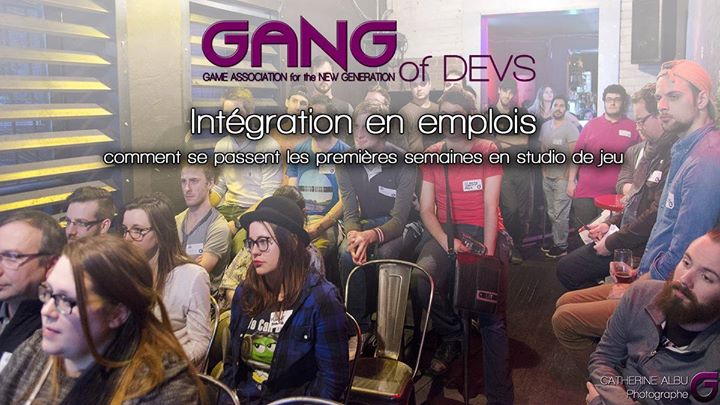 Soirée GANG of Devs 17 mai 2017: Intégration à l'emploi