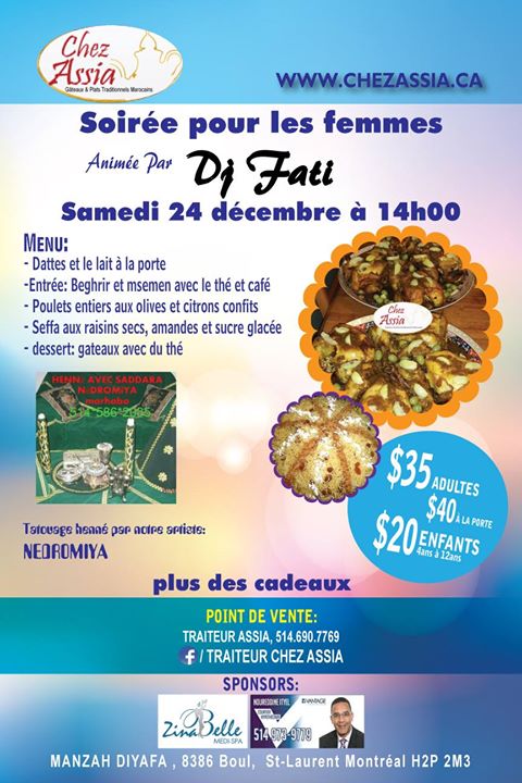 Soirée pour les femmes