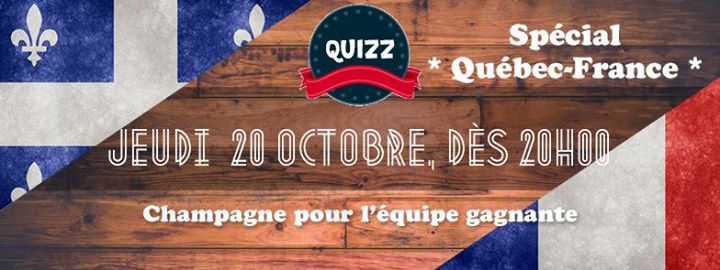 Soirée Quizz - Spécial France-Québec