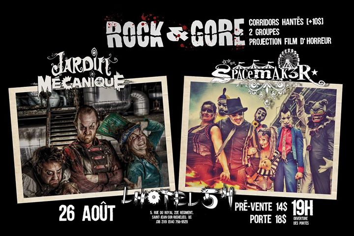 Soirée Rock'n'Gore à l'Hôtel 54