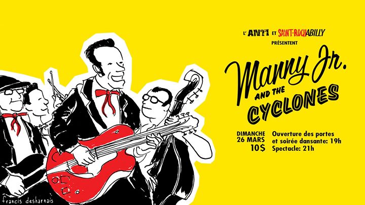 Soirée Saint-RochAbilly : Spectacle de Manny Jr and the Cyclones
