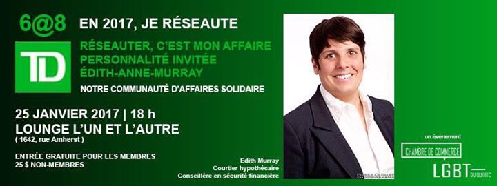 Soirée TD, je réseaute dès 18hr.