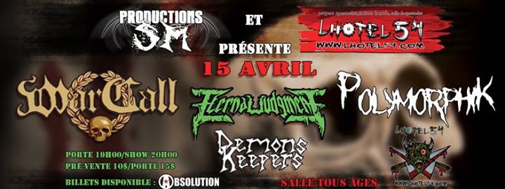 Soirée Thrash Métal