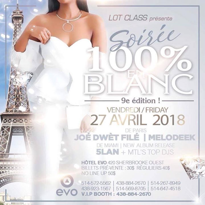 Soirée 100% En BLANC spécial Anniversaire