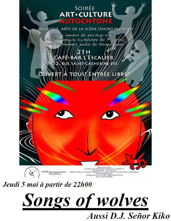 Soirée ART • CULTURE autochtone, 5 mai / Native ART • CULTURE evening, May 5th